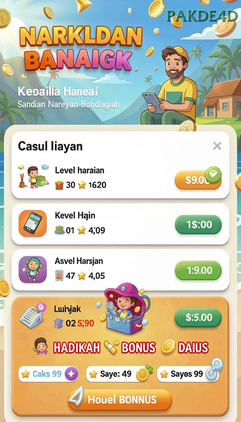Cuplikan layar DORA77 — halaman utama